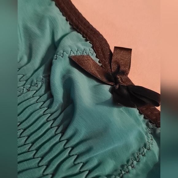 Kiss Me Deadly Teal Vargas Longline Girdle Large 28-30" Waist - Picture 8 of 9